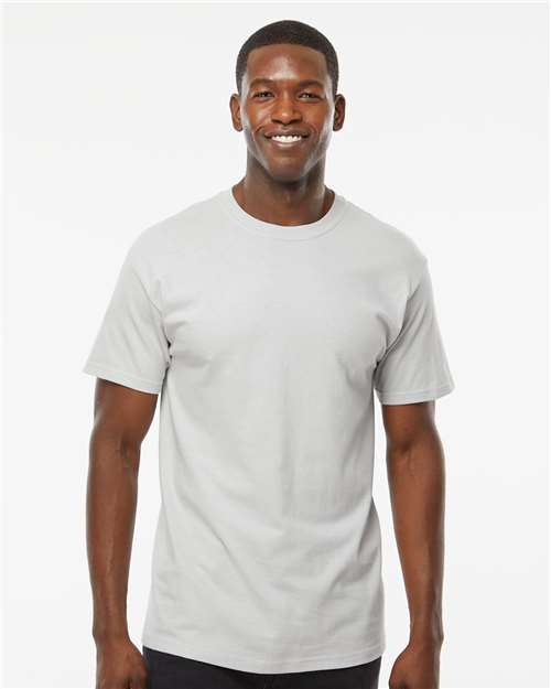 M&O 4800, Men's Gold Soft Touch T-shirt, Platinum