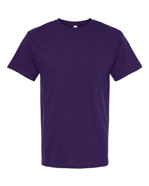 M&O 4800, Men's Gold Soft Touch T-shirt, Purple