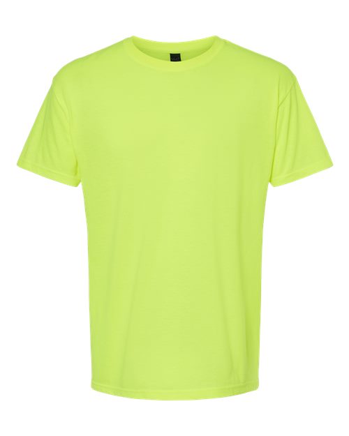 M&O 4800, Men's Gold Soft Touch T-shirt, Safety Green