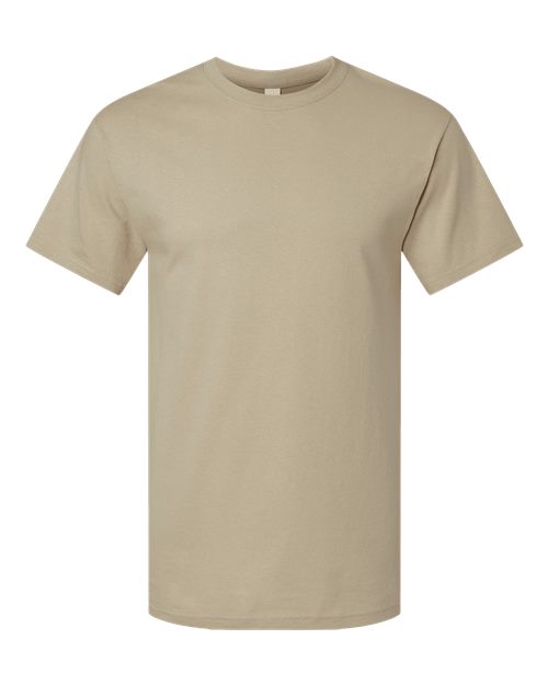 M&O 4800, Men's Gold Soft Touch T-shirt, Sand