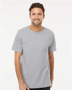 M&O 4800, Men's Gold Soft Touch T-shirt, Sport Grey