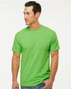 M&O 4800, Men's Gold Soft Touch T-shirt, Vivid Lime