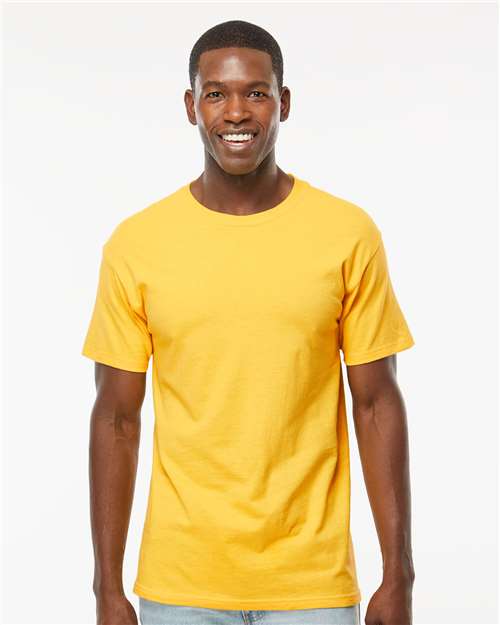 M&O 4800, Men's Gold Soft Touch T-shirt, Yellow
