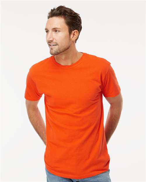 M&O 4800, Men's Gold Soft Touch T-shirt, Orange