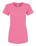M&O 4810, Women's Gold Soft Touch T-shirt, Azalea