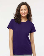 M&O 4810, Women's Gold Soft Touch T-shirt, Purple