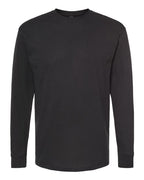 M&O 4820, Unisex Gold Soft Touch Long Sleeve T-shirt, Black