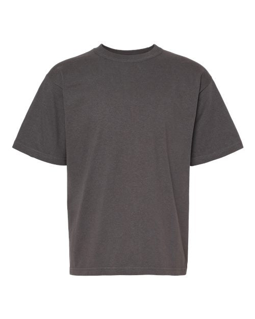 M&O 4850, Youth Gold Soft Touch T-shirt, Charcoal