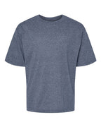M&O 4850, Youth Gold Soft Touch T-shirt, Heather Navy