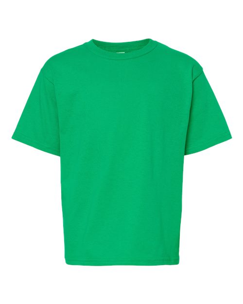 M&O 4850, Youth Gold Soft Touch T-shirt, Irish Green