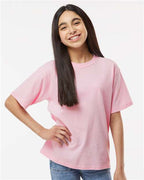 M&O 4850, Youth Gold Soft Touch T-shirt, Light Pink