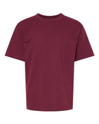 M&O 4850, Youth Gold Soft Touch T-shirt, Maroon