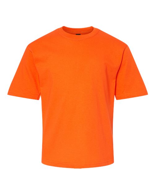 M&O 4850, Youth Gold Soft Touch T-shirt, Orange