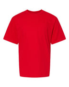 M&O 4850, Youth Gold Soft Touch T-shirt, Deep Red