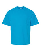 M&O 4850, Youth Gold Soft Touch T-shirt, Sapphire