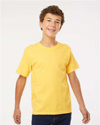 M&O 4850, Youth Gold Soft Touch T-shirt, Yellow