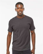 M&O 5500, Ring-spun T-shirt, Charcoal