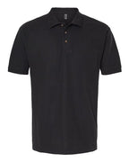 M&O 7002, Ring-spun Pique Polo, Black