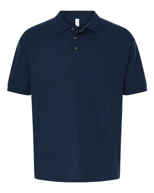 M&O 7002, Ring-spun Pique Polo, Navy