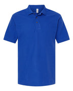 M&O 7002, Ring-spun Pique Polo, Royal