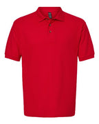 M&O 7002, Ring-spun Pique Polo, Bright Red