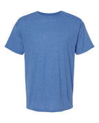 M&O 4800, Men's Gold Soft Touch T-shirt, Heather Royal