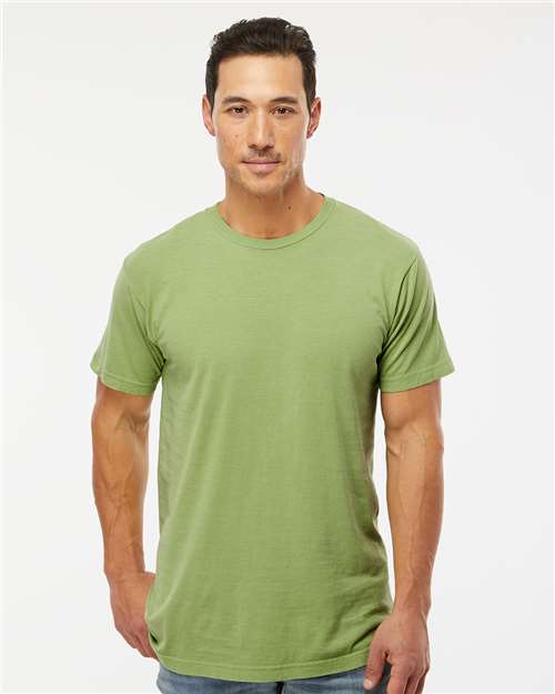 M&O 6500M, Unisex Vintage Garment-dyed T-shirt, Aloe