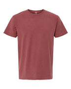 M&O 6500M, Unisex Vintage Garment-dyed T-shirt, Brick