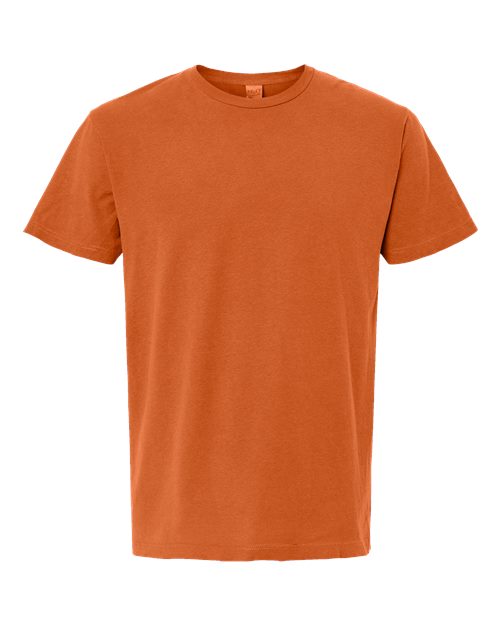M&O 6500M, Unisex Vintage Garment-dyed T-shirt, Burnt Orange