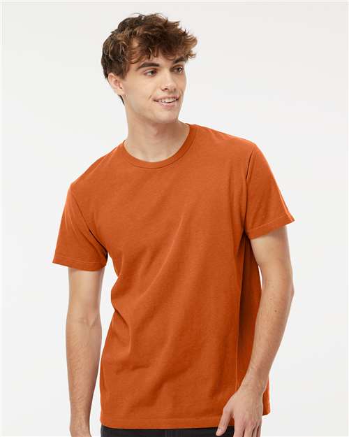 M&O 6500M, Unisex Vintage Garment-dyed T-shirt, Burnt Orange