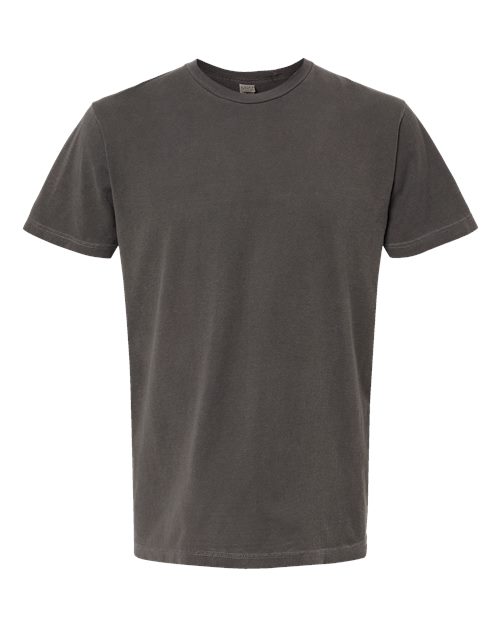 M&O 6500M, Unisex Vintage Garment-dyed T-shirt, Charcoal