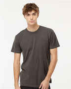 M&O 6500M, Unisex Vintage Garment-dyed T-shirt, Charcoal