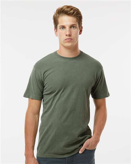 M&O 6500M, Unisex Vintage Garment-dyed T-shirt, Monterey Sage