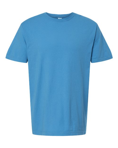 M&O 6500M, Unisex Vintage Garment-dyed T-shirt, Royal Caribe