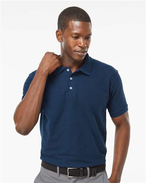 M&O 7006, Soft Touch Polo, Bright Navy