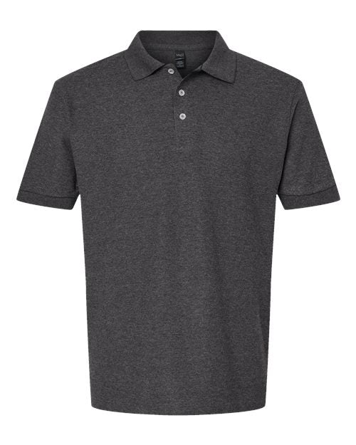 M&O 7006, Soft Touch Polo, Dark Heather