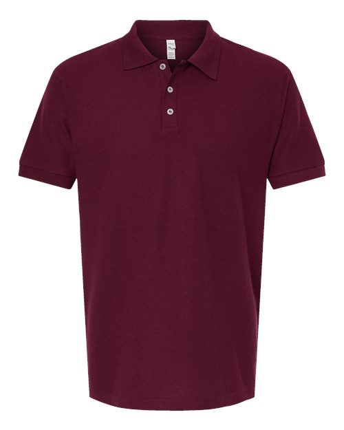 M&O 7006, Soft Touch Polo, Maroon