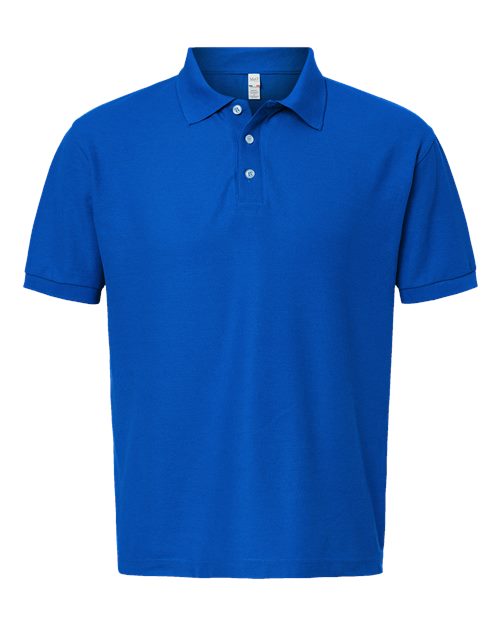 M&O 7006, Soft Touch Polo, Bright Royal