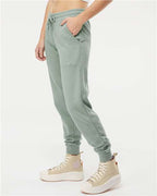 Independent Trading Co. PRM20PNT, Women's California Wave Wash Sweatpants, Sage