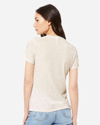 BELLA + CANVAS 6413, T-Shirts - Premium, Oatmeal Triblend