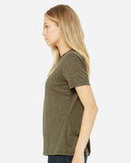 BELLA + CANVAS 6413, T-Shirts - Premium, Olive Triblend