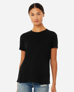 BELLA + CANVAS 6413, T-Shirts - Premium, Solid Black Triblend