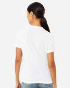 BELLA + CANVAS 6413, T-Shirts - Premium, Solid White Triblend