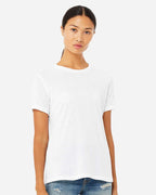 BELLA + CANVAS 6413, T-Shirts - Premium, Solid White Triblend