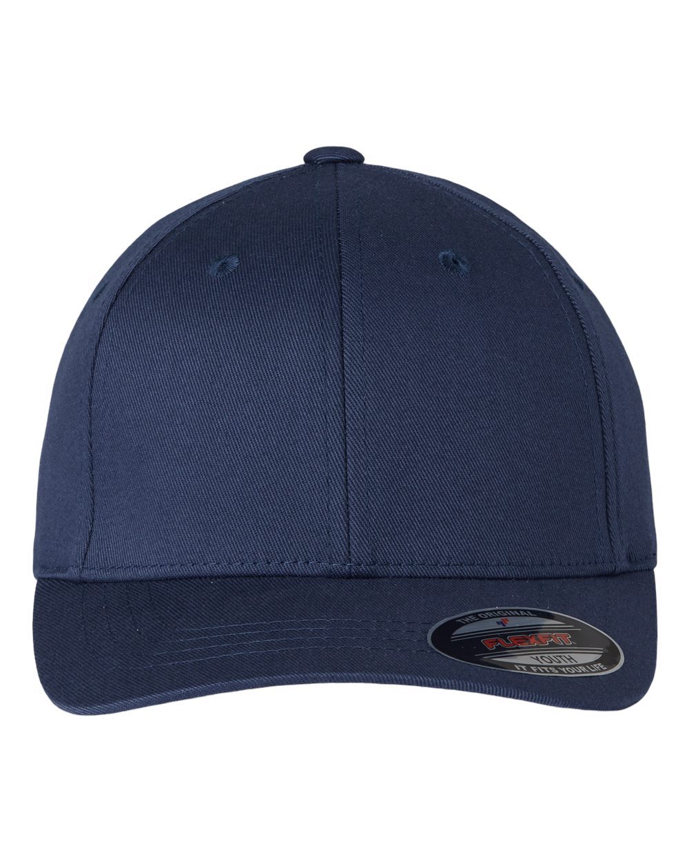 Flexfit 6277Y, 9359 Youth Cotton Blend Cap, Black