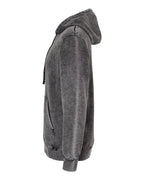 Independent Trading Co. PRM4500MW, Unisex Midweight Mineral Wash Hooded Sweatshirt, Black