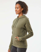 Next Level 9302, Fleece - Premium - Hood, Heather Military Green