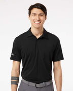 Adidas A514, Men's Ultimate365 Solid Polo, Black