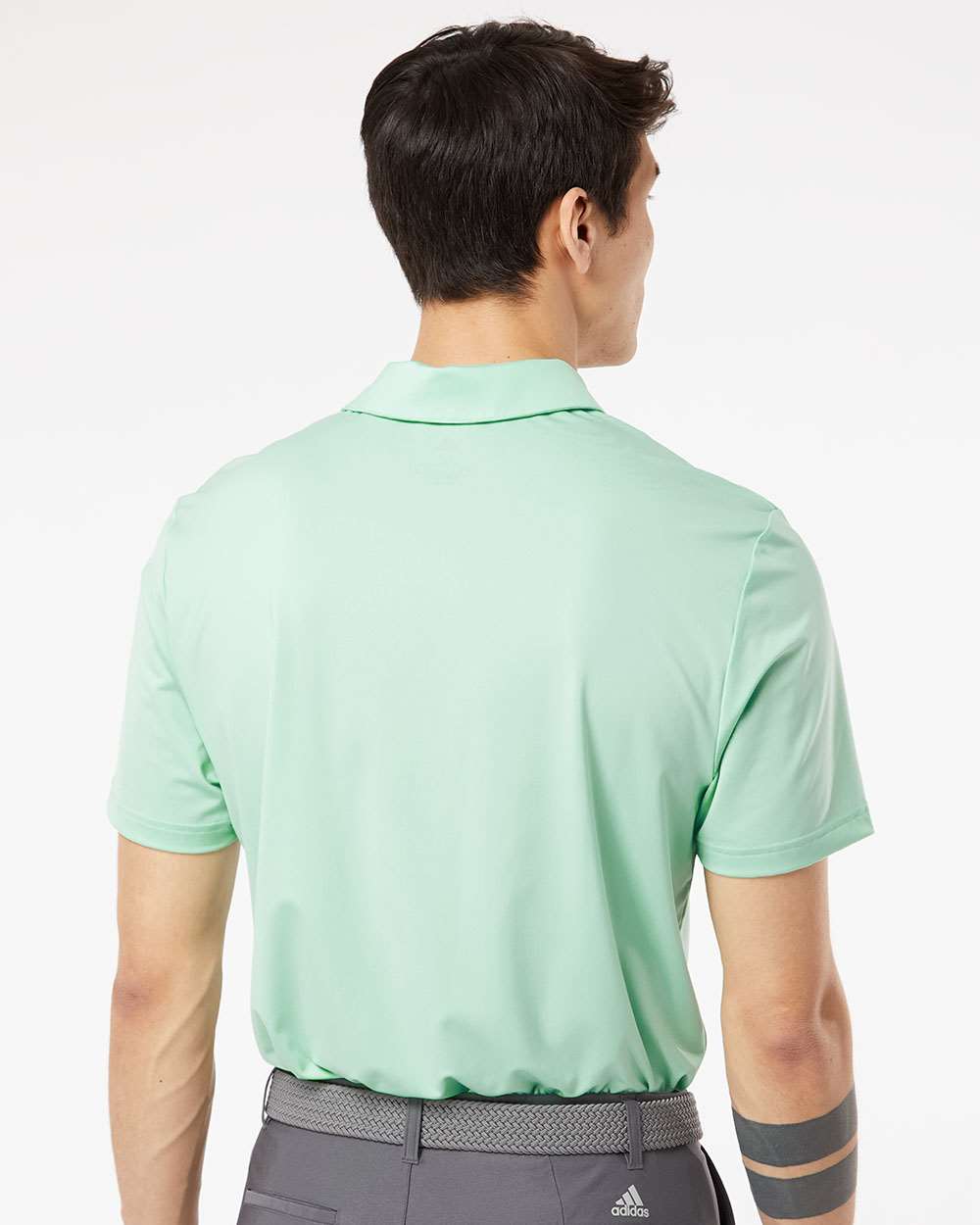 Adidas A514, Men's Ultimate365 Solid Polo, Clear Mint