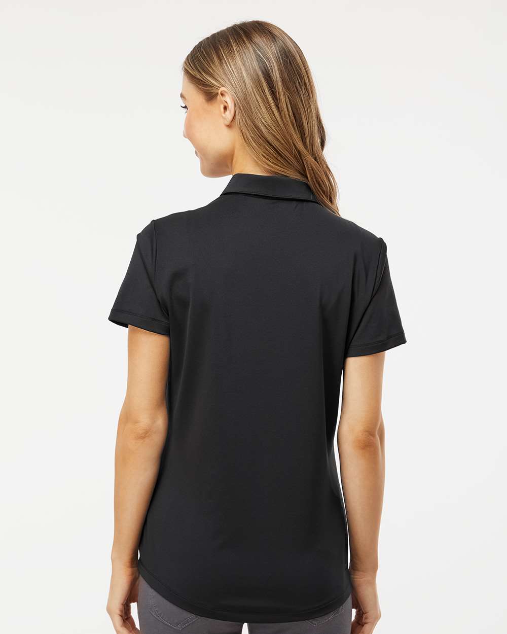 Adidas A515, Women's Ultimate365 Solid Polo, Black